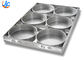 RK Bakeware China Foodservice Chicago Metallische 6 Gürtel Aluminium Runde Käse Kuchenpfanne Glas