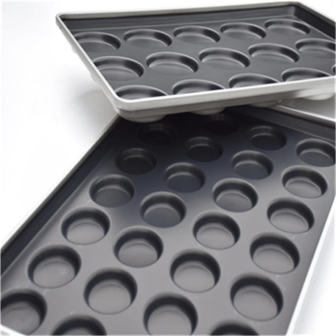 RK Bakeware China Foodservice 2,5-Zoll-Nonstick-Mini-Hamburger-Bun-Tray 0