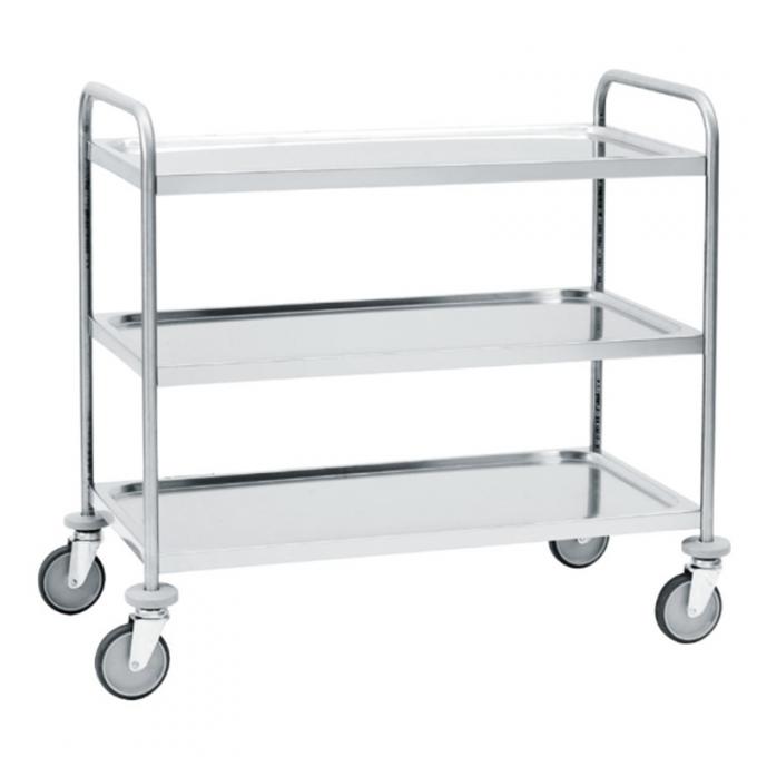 Superior Quality Stainless Steel Knocked-Down Pizza Mobile Cake Oven Trolley Cart for Sale