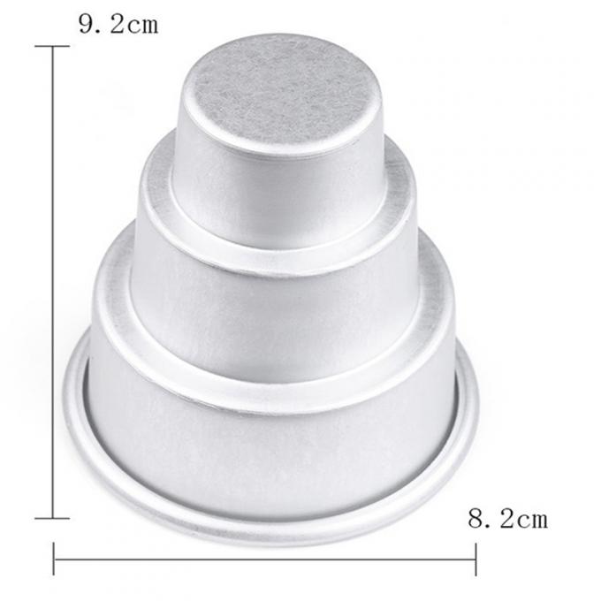 High Quality Aluminium Alloy Round Carbon Steel Bottom Cake Mold