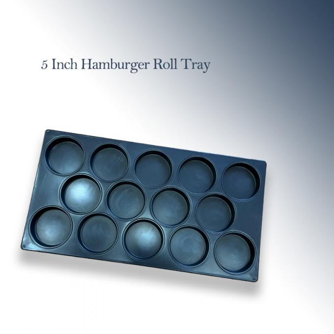RK Bakeware China Foodservice NSF WEHS 102 Runde Tiefe 102mm Nonstick 4 Zoll Hamburger Roll-Tray 1