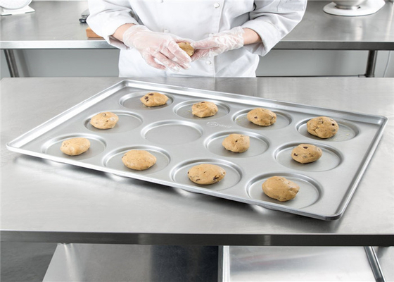 RK Bakeware China Foodservice NSF Custom Großhandel Bäckerei Handels-Hamburger-Bun-Tray / Muffin-Top / Cookie-Pfanne