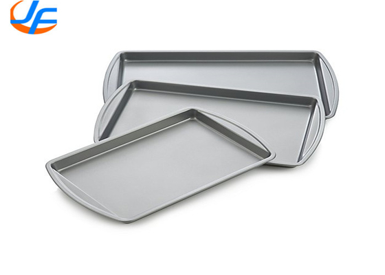 RK Bakeware China Aluminium Backflasche Kommerzielle Aluminium Runde Eckplatte