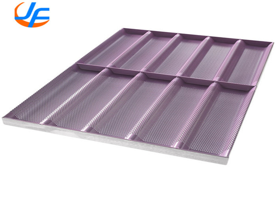 RK Bakeware China Foodservice NSF Pullman Aluminium-Brotpannen / Aluminierte Stahl-Sandwich-Roll-Pannen - 12,5 &quot;X 3&quot; X 3/4&quot;