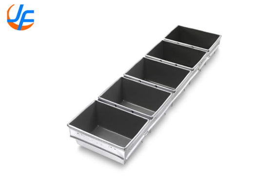 RK Bakeware China-Chicago Metallische 5-Streifen offene Top Pullman Brotpfanne