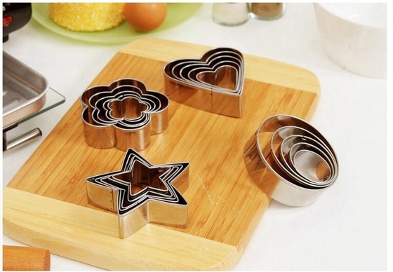 RK Bakeware China Foodservice NSF Edelstahlkuchenform Cookie Cutter Mousse Ring für Backwerkzeuge