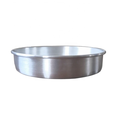 9 * 2 Zoll Aluminium rund feste Basis Kuchenplatte Kuchenwerkzeuge Käse Pfanne Kuchenpfanne