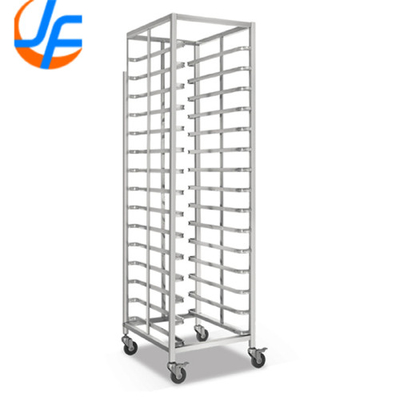 RK Backwaren China-Aluminium Vollgröße Brötchenblatt Pan Rack 10 Regal Restaurant Bäckerei Warenkorb Stufe