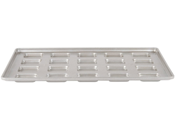 RK Bakeware China Foodservice NSF Custom 22 Quadrat Ciabatta Roll Pan Backplatte- Band In Rim