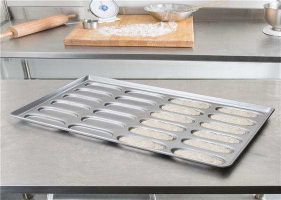 RK Bakeware China Foodservice NSF 24 Mould Aluminium Cupcake Trays / Aluminierte Stahl kommerzielle Hot Dog Bun Pan