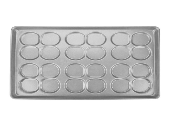 RK Bakeware China Foodservice NSF 24 Schimmel Aluminiumisierter Stahl Hamburgerbrötchen Tablett Muffin Top / Cookie-Pfanne