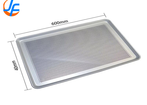 RK Bakeware China Foodservice Chicago Metallische StayFlat Aluminium Perforierter Backtablett / Bagel-Bildschirme