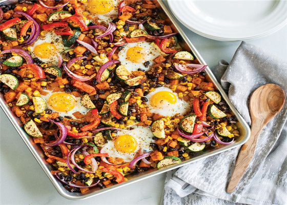 RK Bakeware China Aluminium Gebäck Backplatte / Edelstahl-Blattpfanne für den Ofen