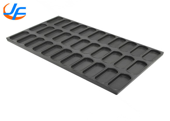 RK Bakeware China Foodservice Aluminiumisierte ovale Muffin Backpfanne Quadratische Muffin Backplatte