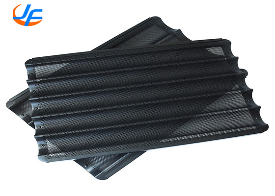 RK Bakeware China Foodservice Kommerzielle Aluminium Backplatte Baguette Backplatte / Französisch Brotplatte