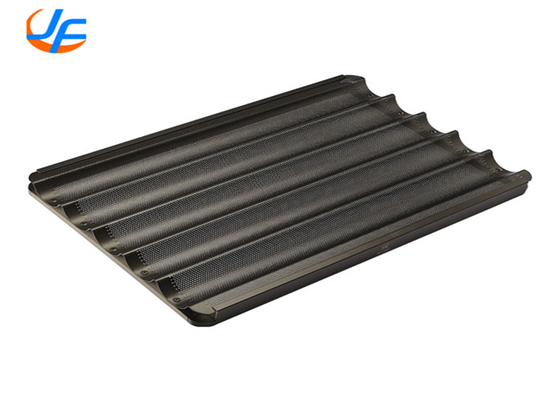RK Bakeware China Foodservice Kommerzielle Aluminium Backplatte Baguette Backplatte / Französisch Brotplatte