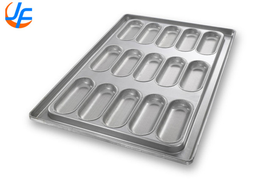 RK Bakeware China Foodservice 49015 Chicago Metallglas Aluminiumstahl Vollgröße Sub Sandwich Bun Backpfanne