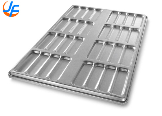 RK Bakeware China-52435 Verglasung, nicht klebrig 18 Schimmel Aluminium aus Stahl Hot Dog Bun Pan Tray