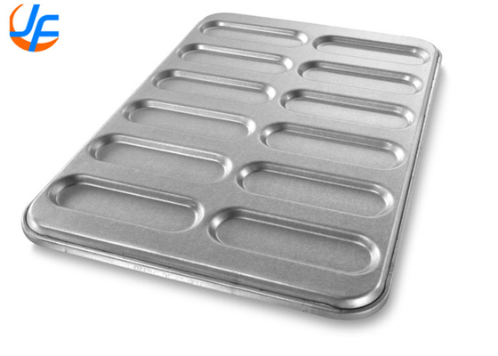 RK Bakeware China Foodservice 22100 Glas New England Aluminierte Stahl Hot Dog Bun Pan Tray
