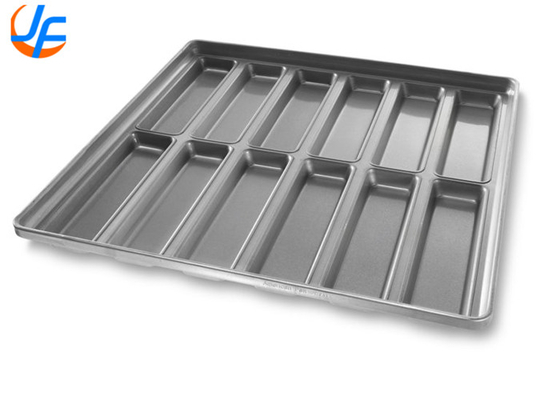RK Bakeware China Foodservice 22100 Glas New England Aluminierte Stahl Hot Dog Bun Pan Tray
