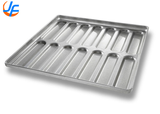 RK Bakeware China Foodservice 22100 Glas New England Aluminierte Stahl Hot Dog Bun Pan Tray