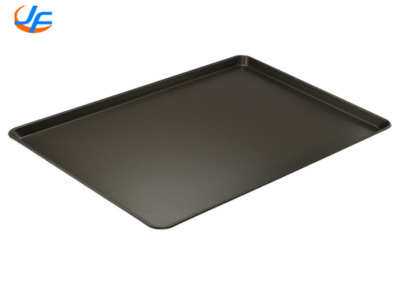 RK Bakeware China Foodservice Telfon Nonstick 600*400mm Draht in Rim Aluminium Bun Backplatte