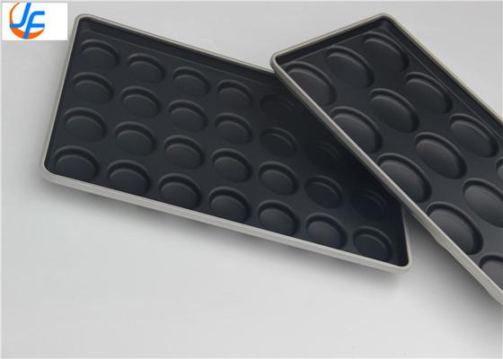 RK Bakeware China Foodservice 42425 Glas Aluminiumstahl 15 Form 3,42 Unzen Hamburger Bun Tray Muffin Top Cookie Pa