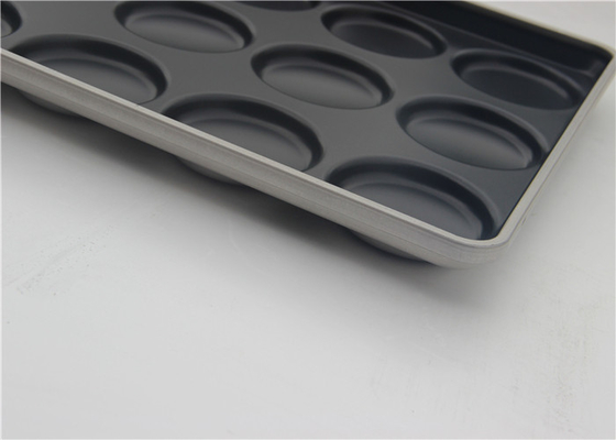 RK Bakeware China Foodservice 42425 Glas Aluminiumstahl 15 Form 3,42 Unzen Hamburger Bun Tray Muffin Top Cookie Pa