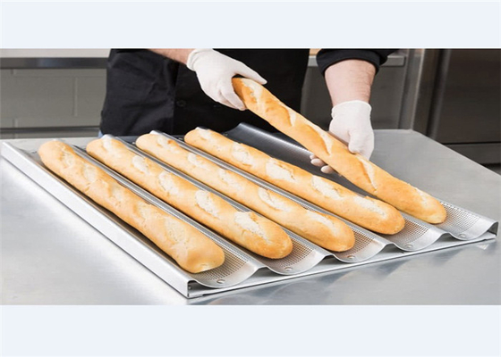 RK Bakeware China Foodservice NSF Australien Mackies 5 Flöten Gläser-Aluminium-Baguette