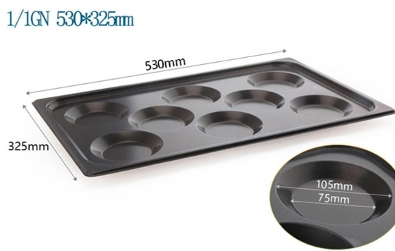 RK Bakeware China Rational Combi Oven Nutzung GN1/1 Aluminium Gastronorm Ei Backflasche Pfanne Nonstick