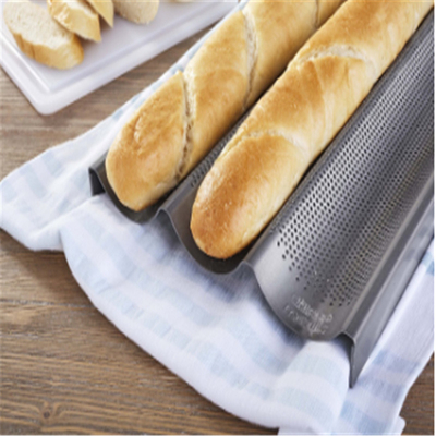 RK Bakeware China Foodservice NSF Full Size 16 Gauge 5 Row Nonstick Aluminium Baguette Brotbacken