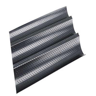 RK Bakeware China Foodservice NSF Aluminium 3 Rillen Französisch Brot Baguette Backplatten