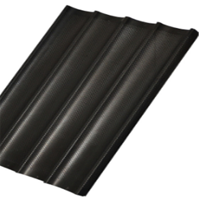 RK Bakeware China Foodservice NSF Aluminium 3 Rillen Französisch Brot Baguette Backplatten
