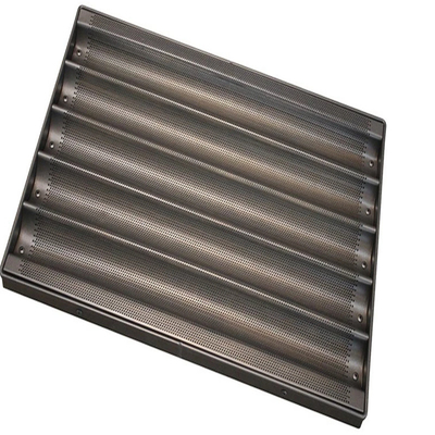 RK Bakeware China Foodservice NSF Nonstick 6 Reihen Baguette-Tray Brot-Bäck-Tray Französisch Brot-Schimmel