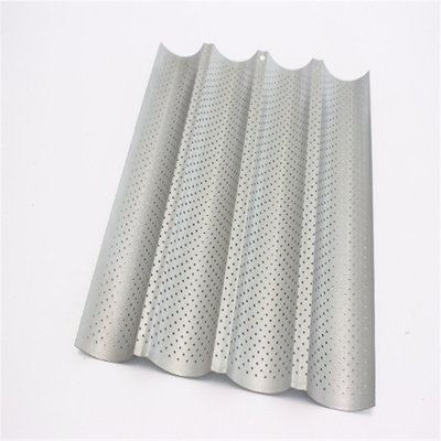 RK Bakeware China Foodservice NSF Perforierter Aluminium-Nonstick Französisch Baguette-Pfanne/Baguette-Tray