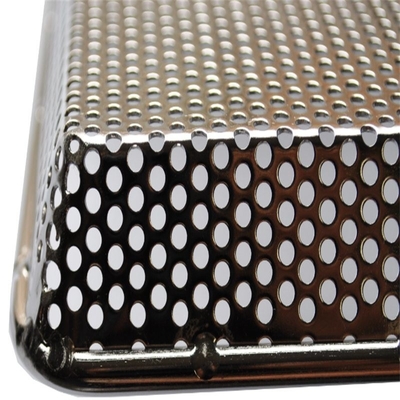 RK Bakeware China Foodservice NSF Custom 4 Side Perforated 304 Edelstahl Trockenbecher