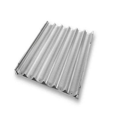 RK Bakeware China Foodservice NSF Durashield Beschichtung 16 Kanal Industrielle Baguette Backflasche