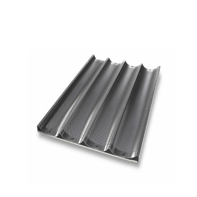 RK Bakeware China Foodservice NSF Durashield Beschichtung 16 Kanal Industrielle Baguette Backflasche