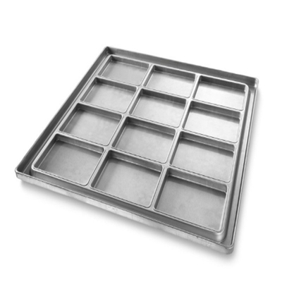 RK Bakeware China Foodservice NSF Glasur Nonstick Rechteckige Quadrat Aluminium Pizza Backtop