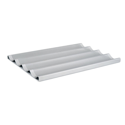 RK Bakeware China Foodservice NSF 5 Brötchen Verglasung Aluminium Baguette Backflasche Französisch Brotpfanne