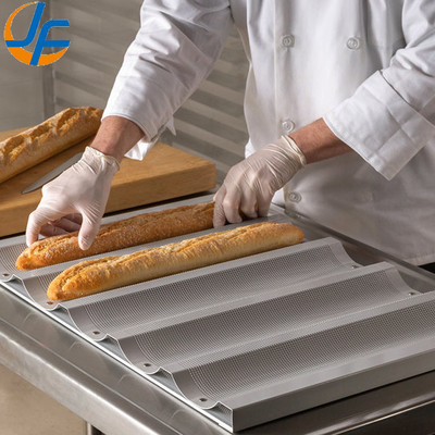 RK Bakeware China Foodservice NSF 5 Loaf Nonstick Aluminium Eurogliss Baguette Backflasche/ Französisch Brotpfanne