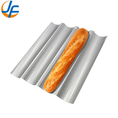 Rk Bakeware China-49053 5 Loaf Nonstick 600*400 Aluminium-Baguette-Tablett mit Ein-Schloss / französische Brotpfanne