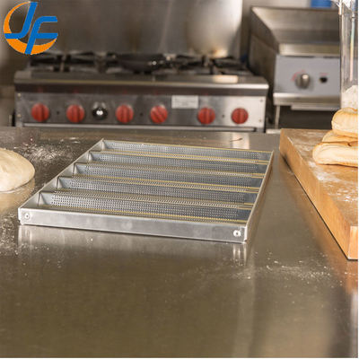 Rk Bakeware China-49053 5 Loaf Nonstick 600*400 Aluminium-Baguette-Tablett mit Ein-Schloss / französische Brotpfanne