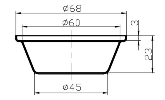 Rk Bakeware China Selbstschneidende leckere Kuchenzinn-Paletten-Tray
