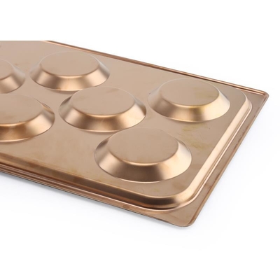 Rk Bakeware China-Rational Combi Oven Gastronorm Gn1/1 Aluminium-Burger-Tray ohne Stick