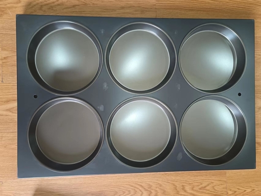 RK Bakeware China Foodservice NSF Aluminium-Hard-Anodisierte Jacke Pizza-Backplatte für die industrielle Bäckerei