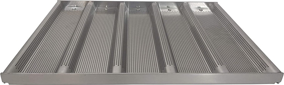 RK Bakeware China Foodservice NSF Commercial Bakeware 5 Count 3 Inch Sub Sandwich Roll Pfanne