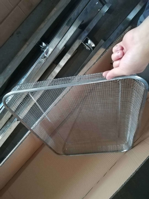 RK Bakeware China Foodservice Edelstahl Luftbrenner Korb Grill Korb Luftbrenner Tabelle Drahtträger