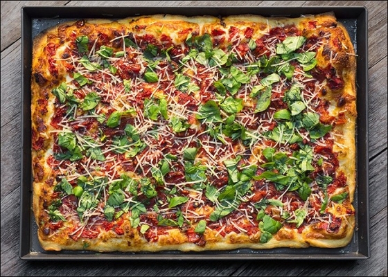 RK Backwaren China-Pizza Hut Hartanodisierte Aluminium Detroit-Pizzapannen
