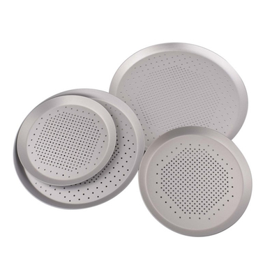 RK Bakeware China-Hard Anode Perforated Thin Crust Pizza-Pfanne für die Pizza-Hütte